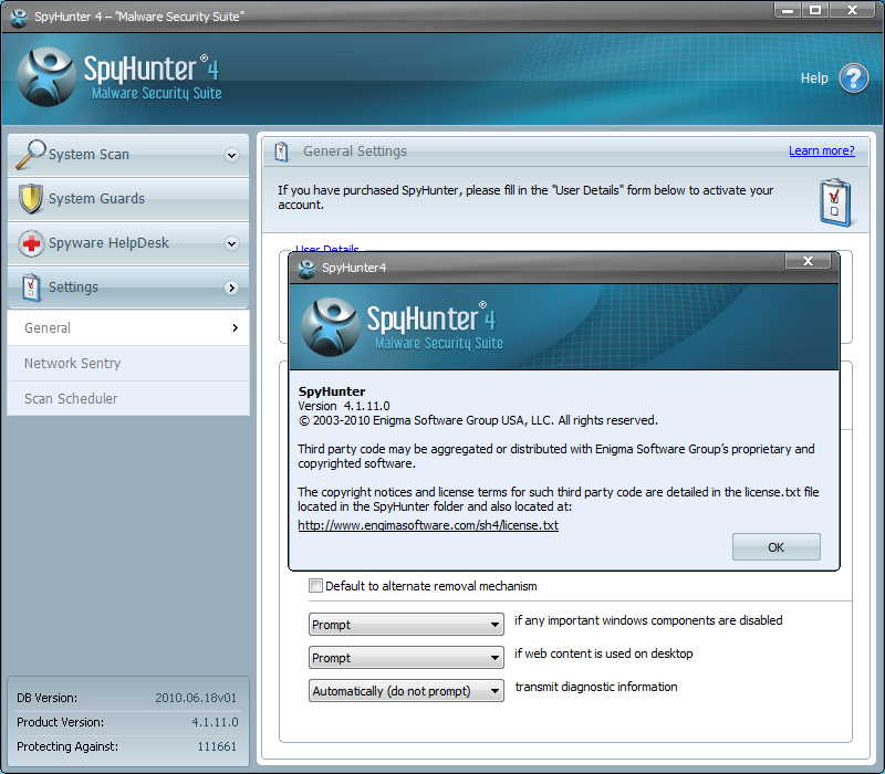 remove Daemon Tools Toolbar with the help of SpyHunter