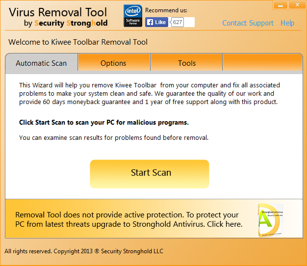 remove Kiwee Toolbar with Kiwee Toolbar Removal Tool