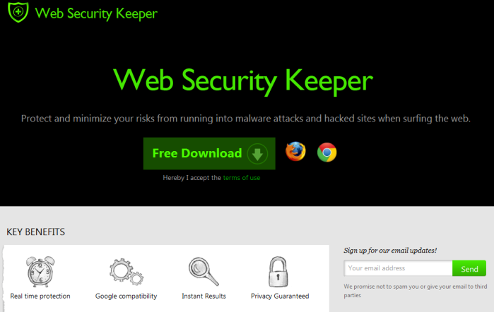 remove Web Security Keeper