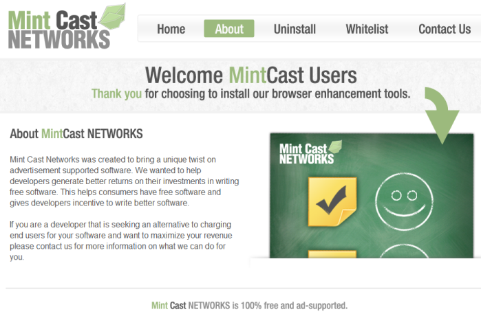 remove MintCastNetworks