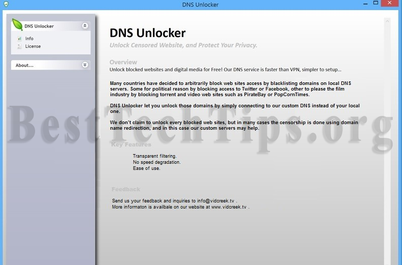 Deshazte del Desbloqueador de DNS