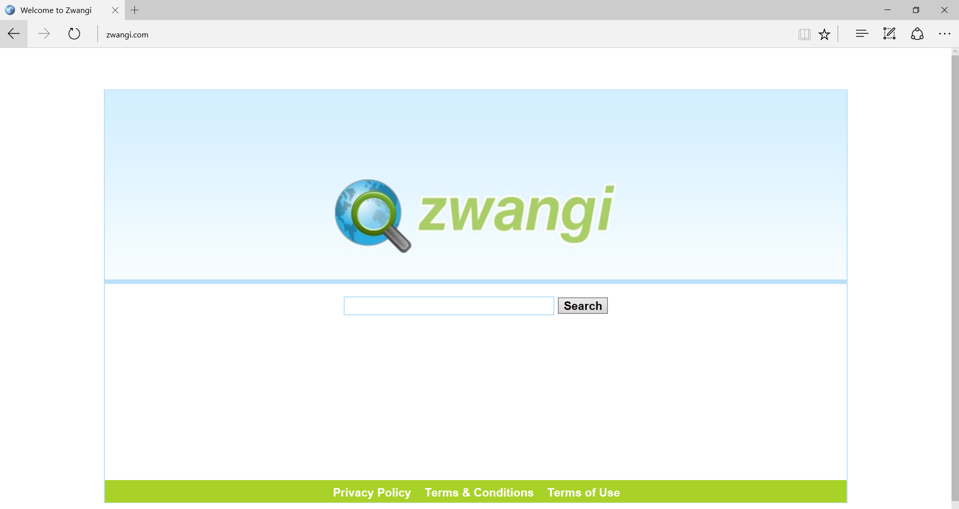 Zwangi.com hijacker