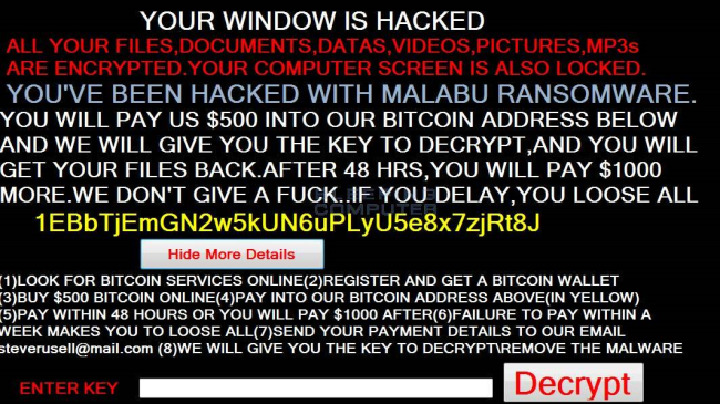 Malabu ransomware