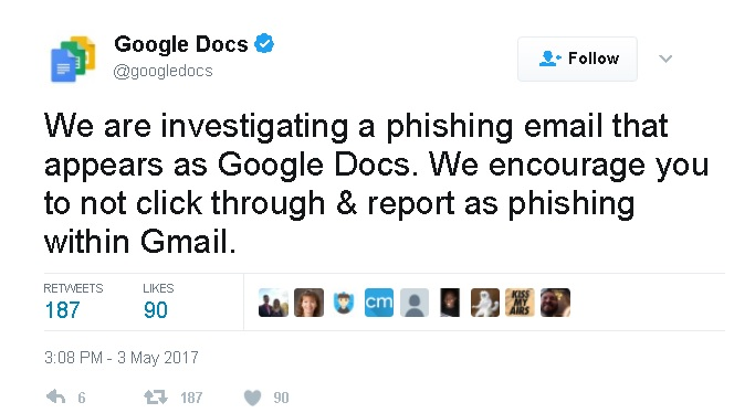 Google Docs malware