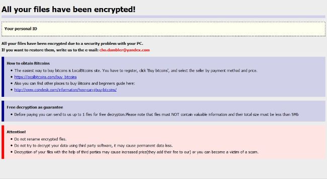 WininiCrypt ransomware