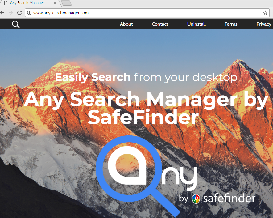  remove Any Search Manager hijacker