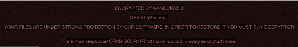 remove GandCrab 3 ransomware