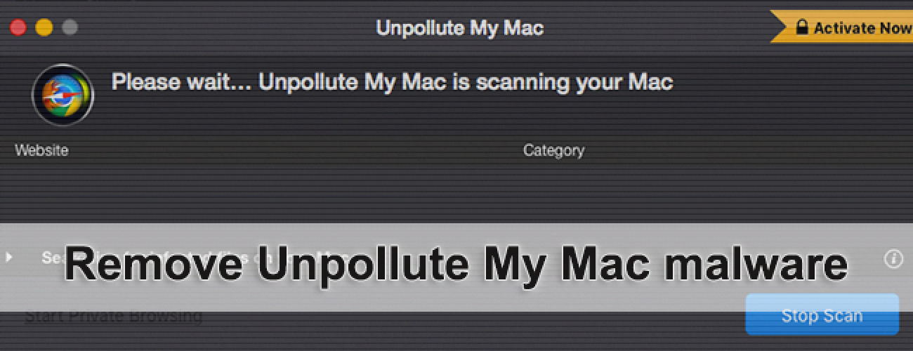 remove Unpollute My Mac