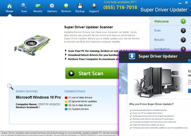 remove Super Driver Updater