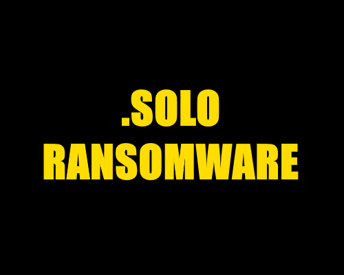 remove SOLO ransomware