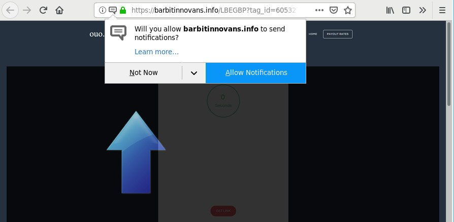 remove Barbitinnovans.info redirect