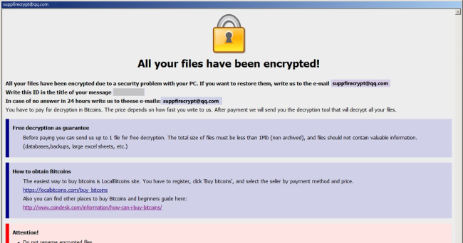 Fire ransomware