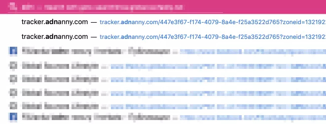 remove Tracker.adnanny.com redirect