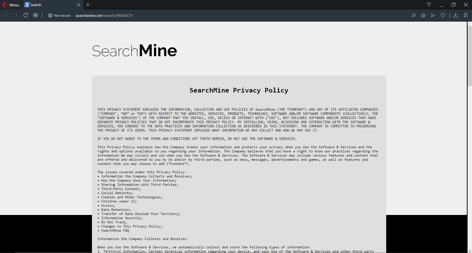 remove SearchMine.net hijacker PP