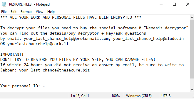 YOUR_LAST_CHANCE ransomware