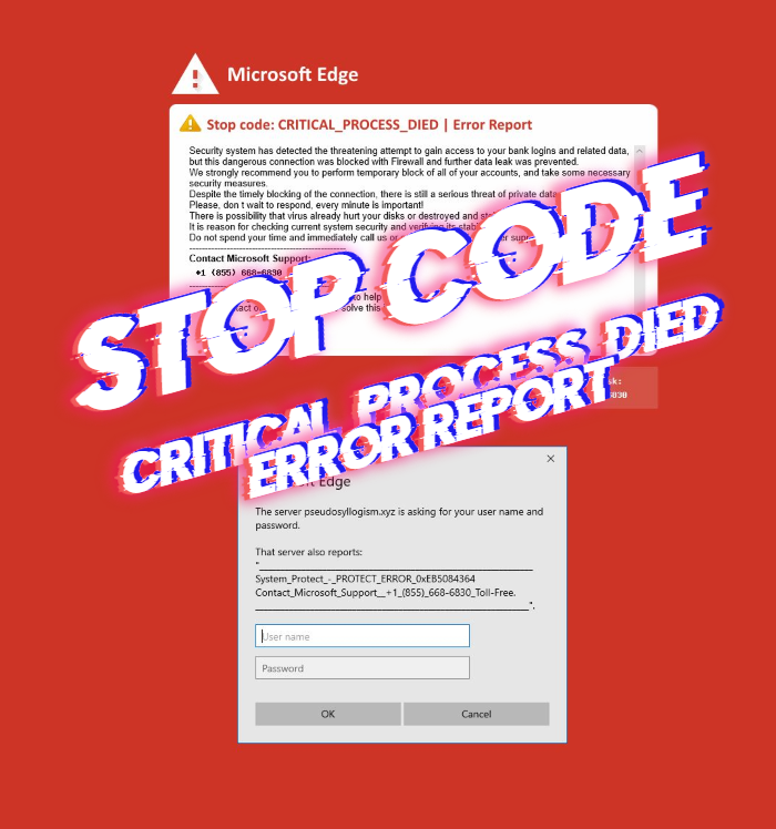 microsoft error reporting scam