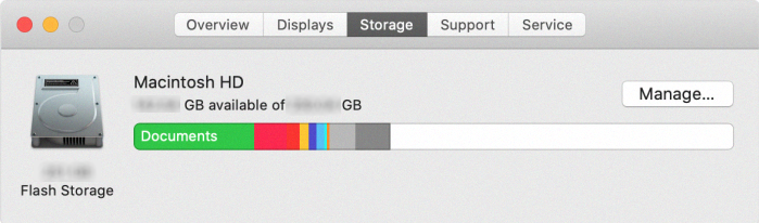 how to clear up disk space on mac